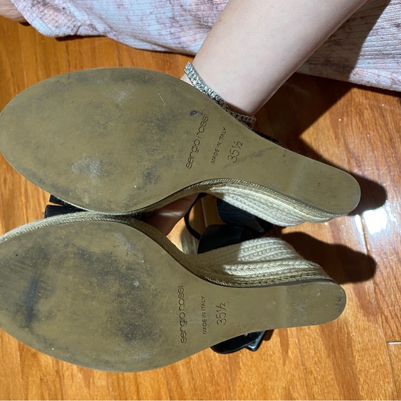 Sergio Rossi black wedges - Picture 5 of 7